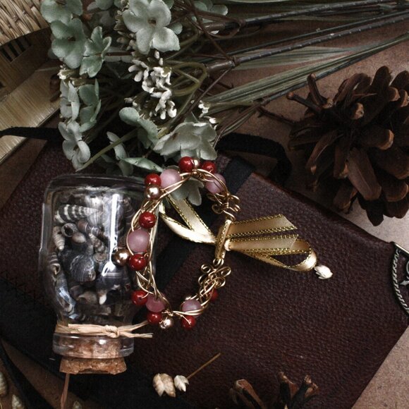 Brass Celtic Cuff Bracelet - Picture 2 of 8